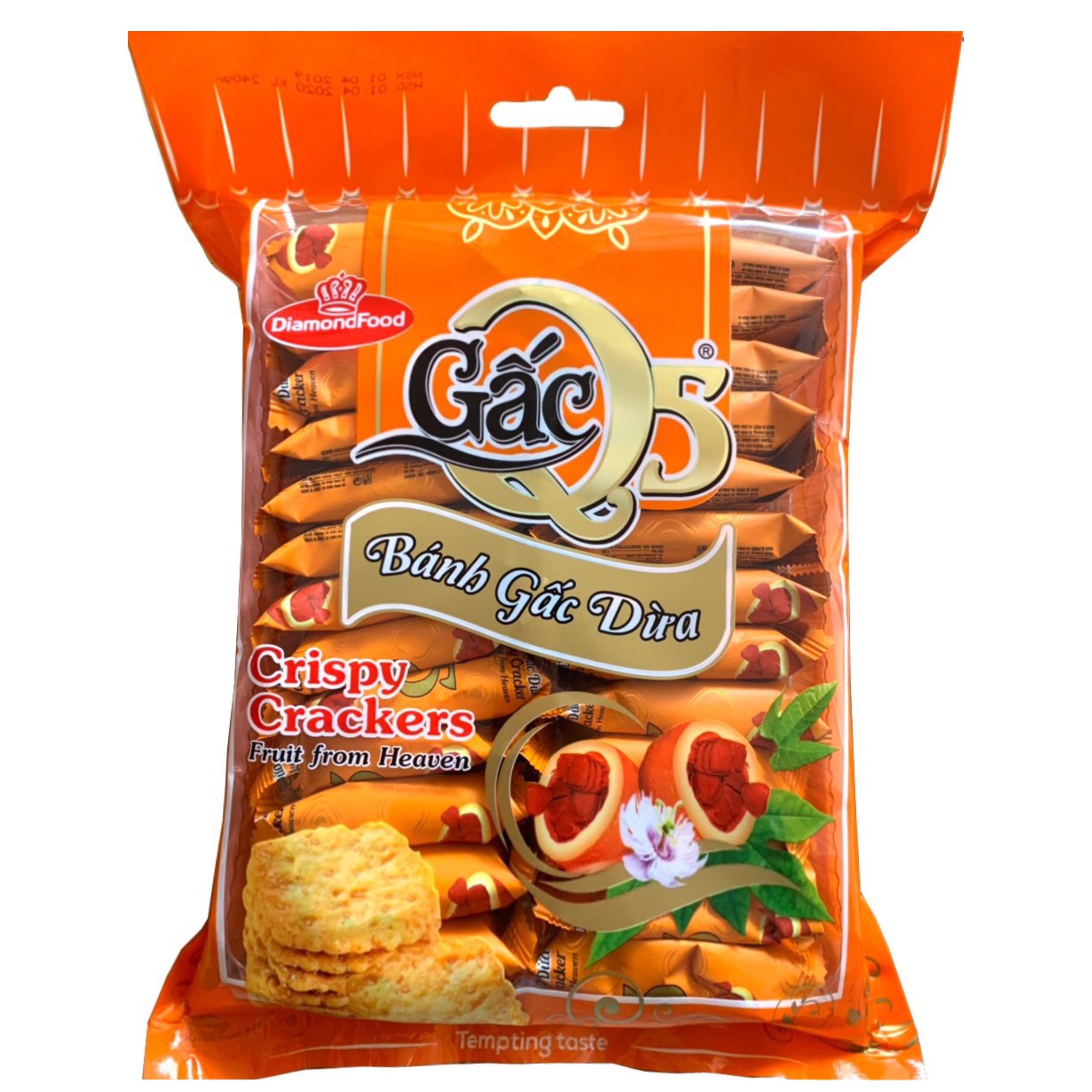 Bánh Q5 Gấc Dừa 255g - DimondFood